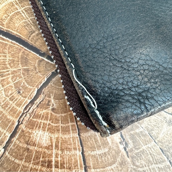 Handmade Leather Wallet Full Zip - Picture 6 of 14